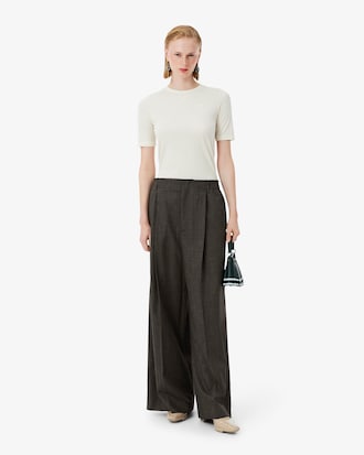 Runway Oversized Tailored Wool Pants