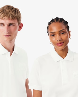 Classic Fit Embossed Branding Polo Shirt