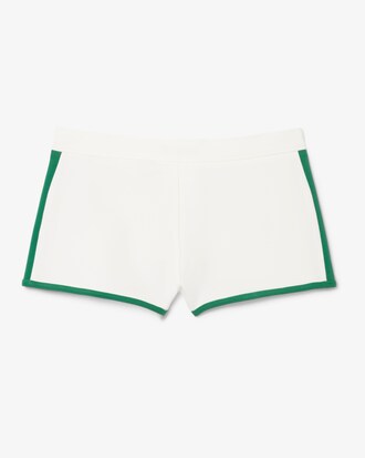 Runway Satin Knit Mini-Shorts