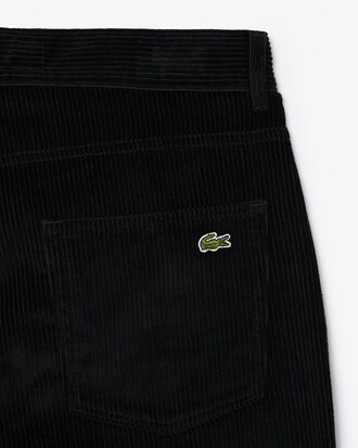 5 Pocket Straight Fit Velour Pants