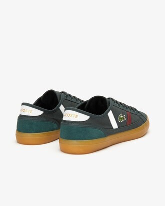 Men's Sideline Canvas and Two-tone Leather Trainers