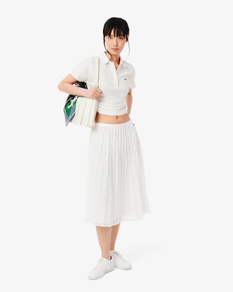 Pleated Lace Skirt