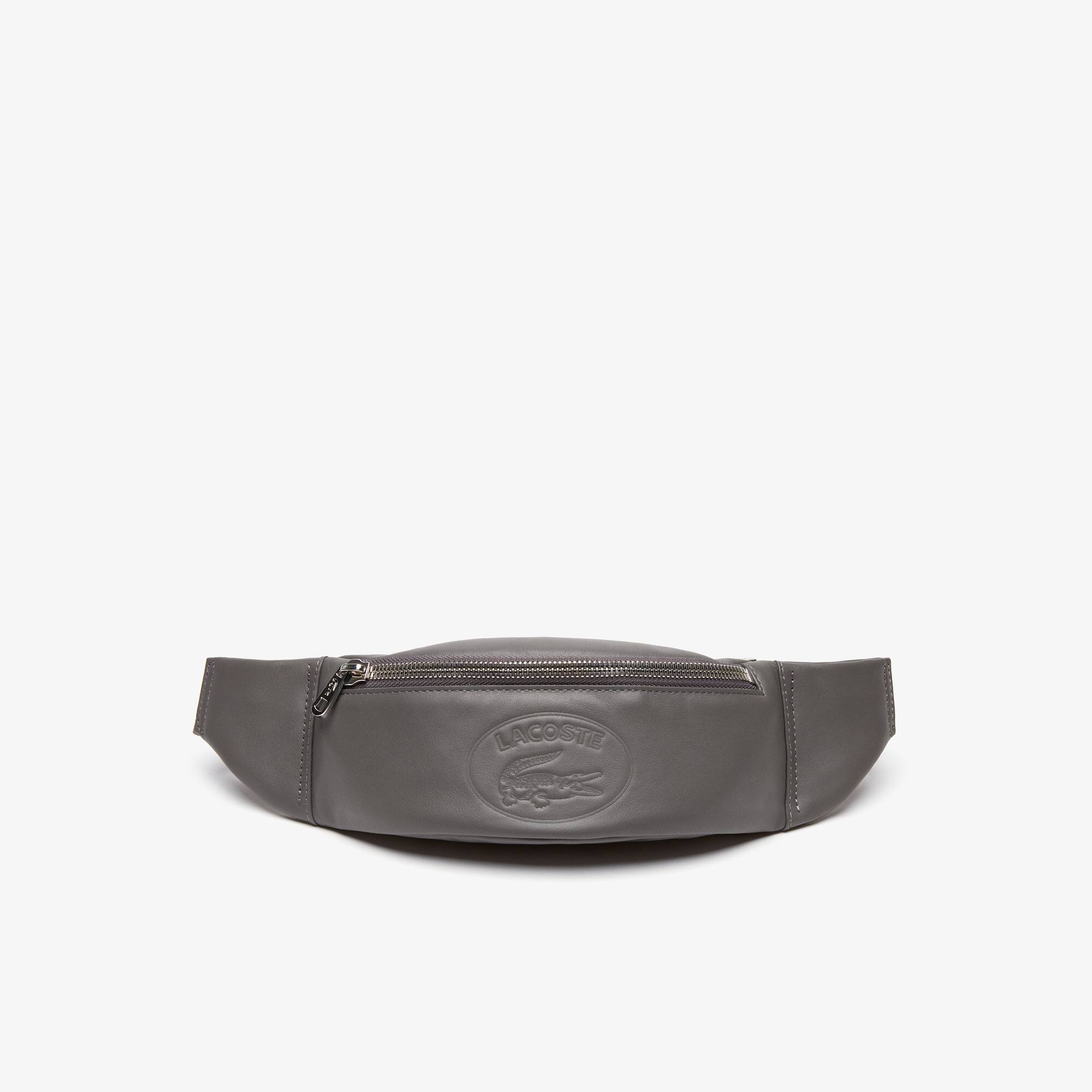 lacoste leather fanny pack