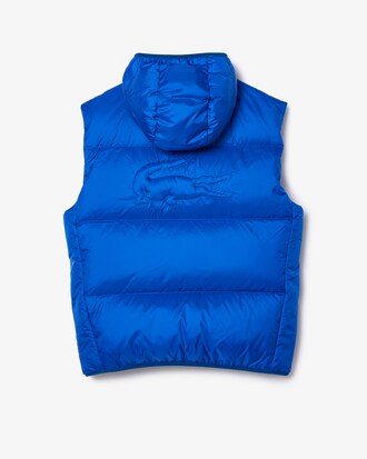 Water-Repellent Short Puffed Vest