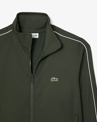 Paris Piqu&eacute; Zip Front Track Jacket