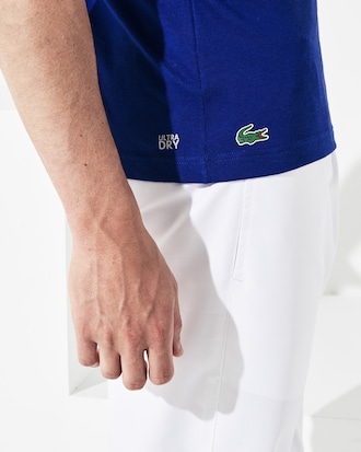 Men's Lacoste SPORT Tennis Court Design Breathable T-shirt