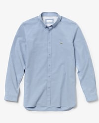 Men's Slim Fit Print Poplin Shirt