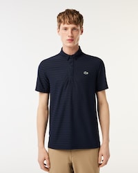 Men's Lacoste SPORT Textured Breathable Golf Polo Shirt