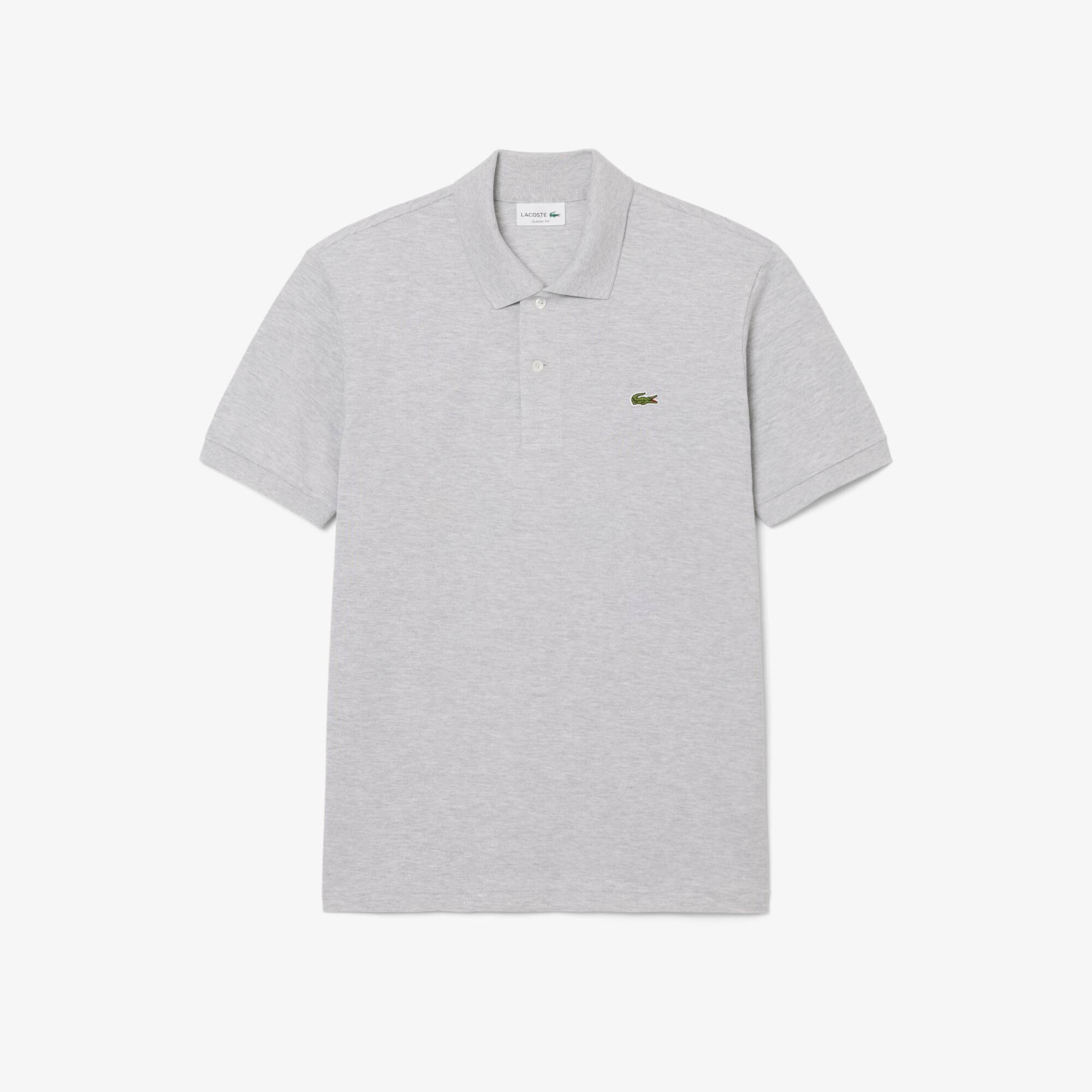 grey lacoste shirt