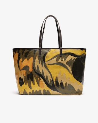 Women's Robert George Large Coated Print Canvas Tote Bag