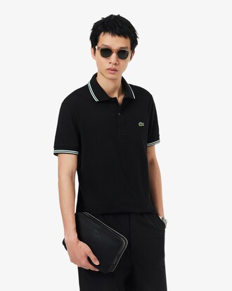 Chantaco Piqu&eacute; Leather Zipped Pouch