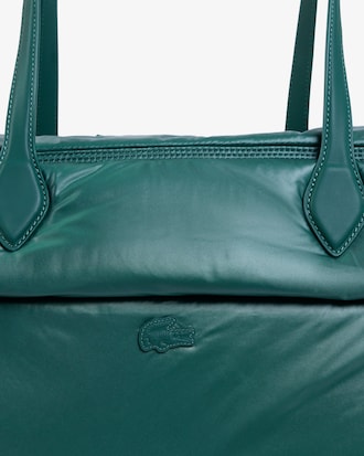 Runway Glossy Nylon Weekender Bag