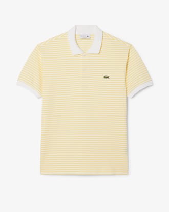 Classic Fit L.12.12 Striped Petit Piqué Polo Shirt
