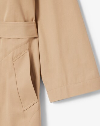 Twill Polo Collar Car Coat