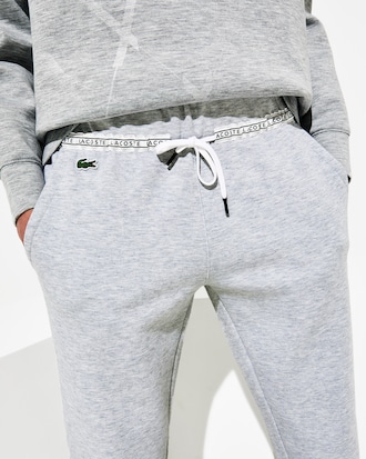 Women's Lacoste SPORT Signature Waistband Fleece Tennis Sweatpants