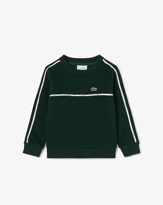 Logo Stripe Fleece Sweatshirt