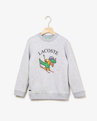 Boys' Fun Crocodile Print Fleece Sweatshirt Gift Set