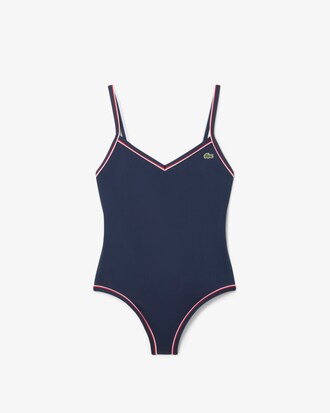 One Piece Trim Accent Swimsuit