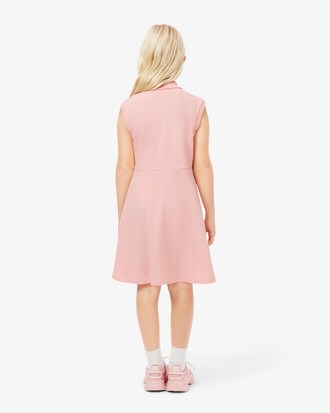 Sleeveless Stretch Piqué Polo Dress