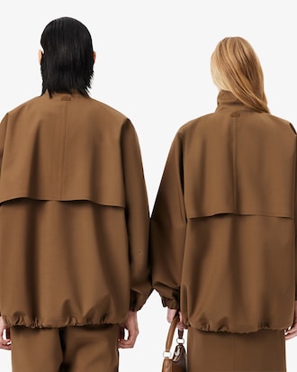 Runway Wool Blend Track Jacket