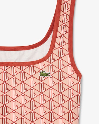 Printed One Piece Swimsuit