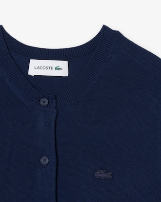 3D Rib Knit Cotton Cardigan