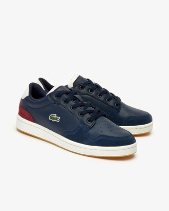 Women's Masters Cup Tricolour Leather and Suede Trainers
