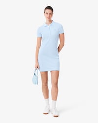 Slim Fit Stretch Piqu&eacute; Polo Dress