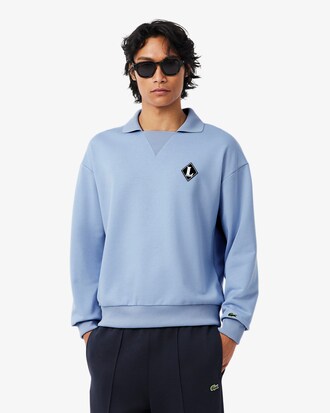 French Made Polo Collar Sweatshirt