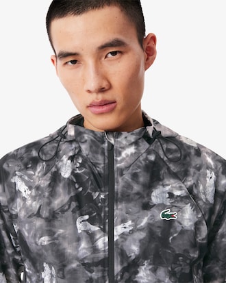 Lightweight Crocodile Print Sport Jacket