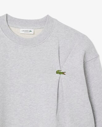Oversized Pleated Crocodile Sweatshirt
