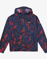 Men's Lacoste SPORT x Novak Djokovic Camouflage Print Zip Jacket