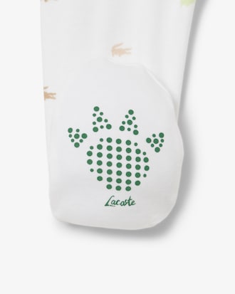 Printed Piqué Baby Onesie