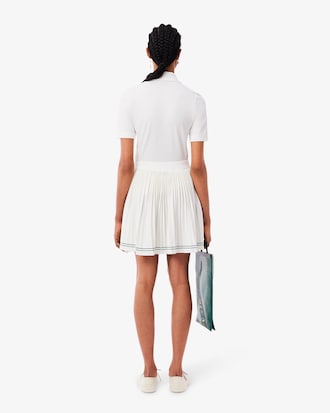 Runway Pleated Knit Skirt