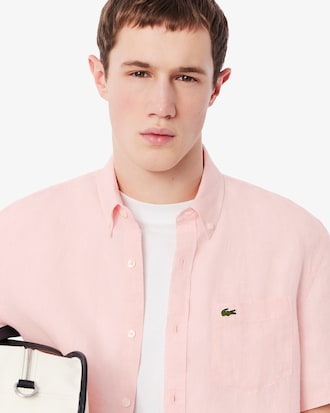 Short Sleeved Linen Shirt