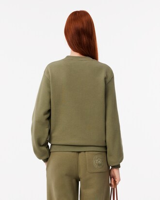 Embroidered Fleece Sweatshirt