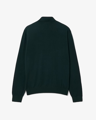 Runway Polo Collar Merino Wool Sweater