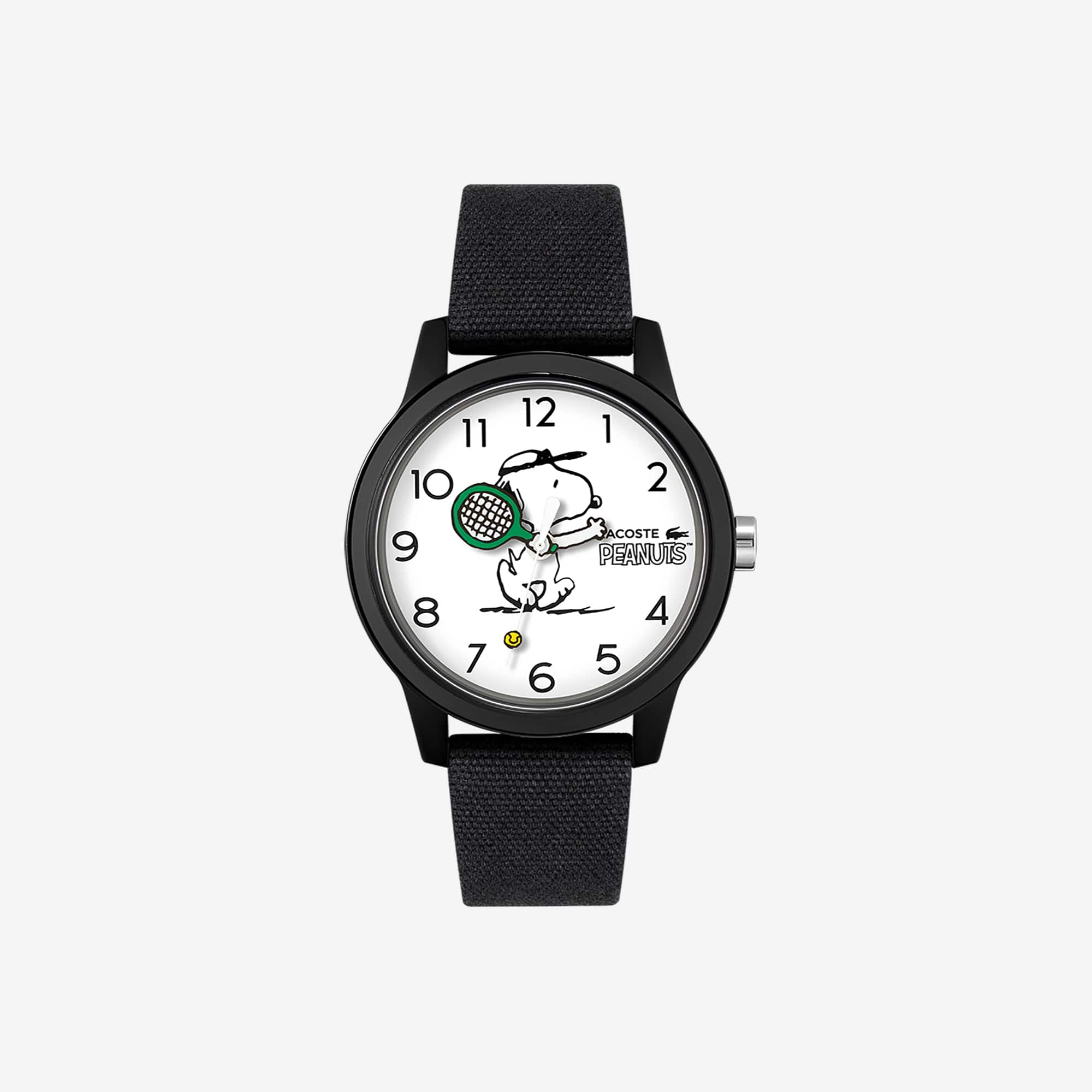black lacoste watch