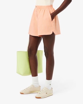 Oversized Linen Blend Shorts