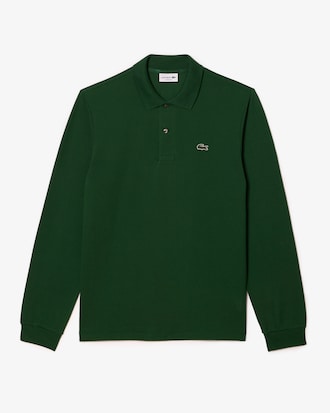 Classic Fit Long Sleeved L.12.12 Polo Shirt