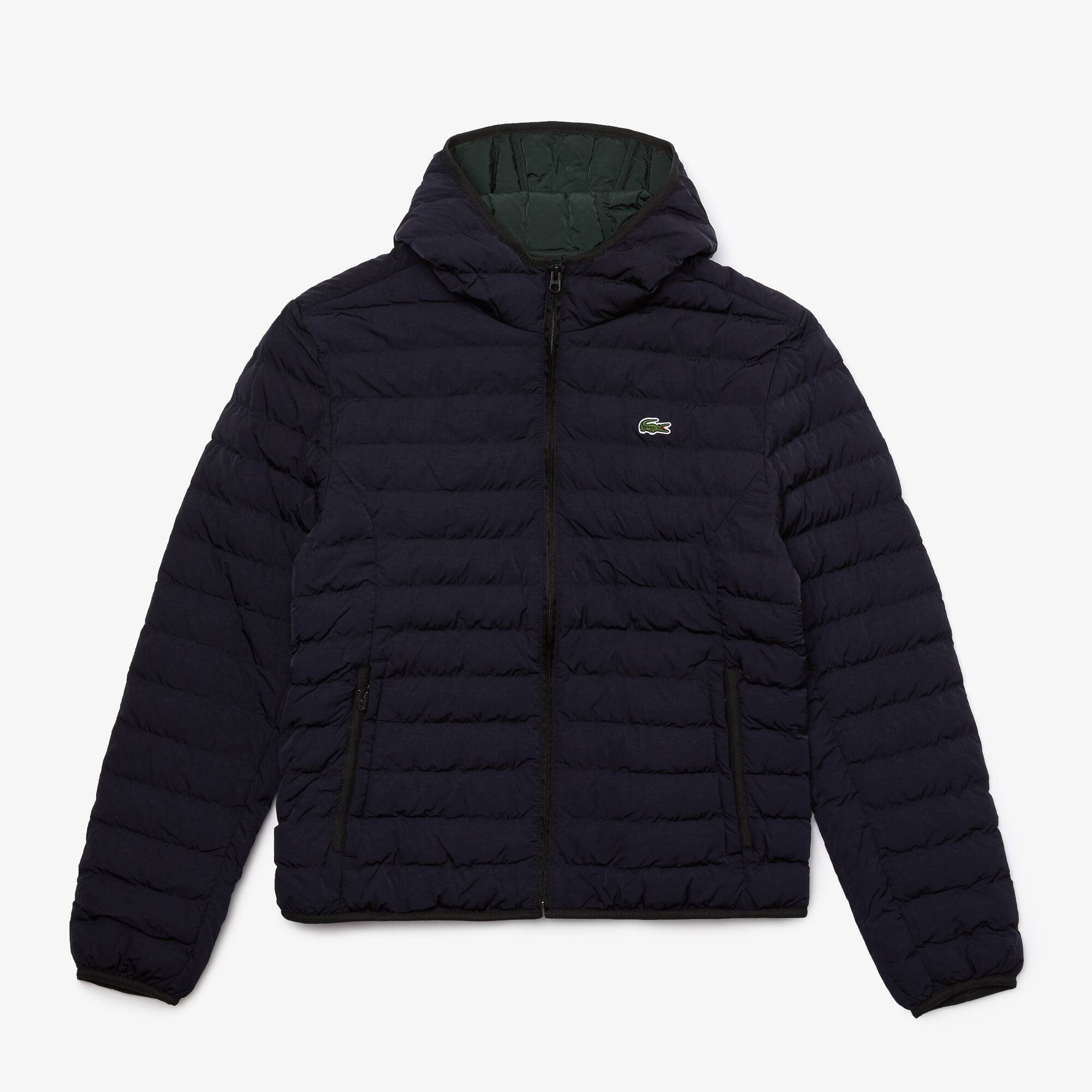 white lacoste puffer jacket