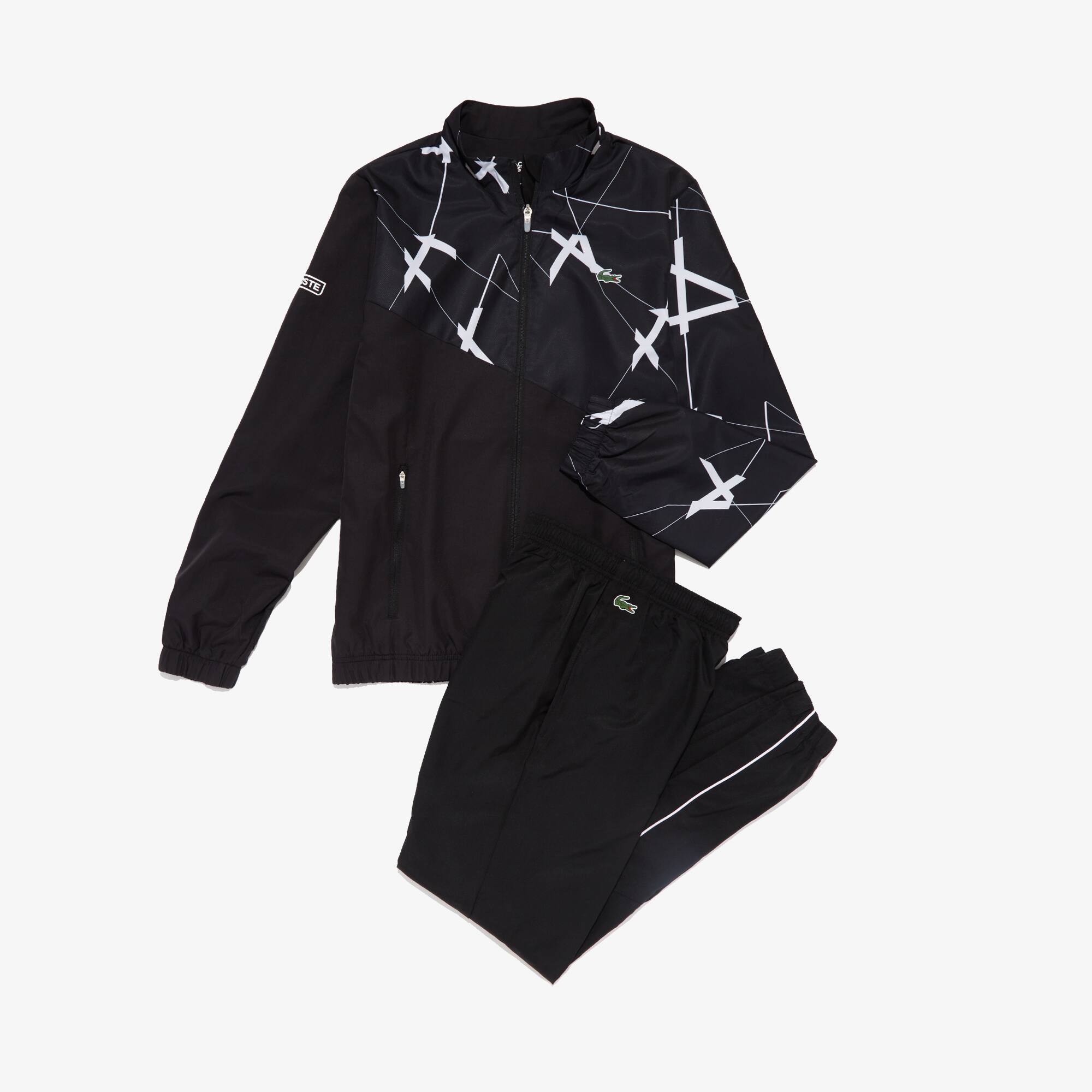 men lacoste sweatsuit