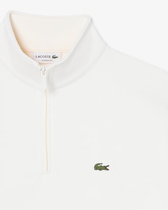 Fleece Zip Neck Sweatshirt