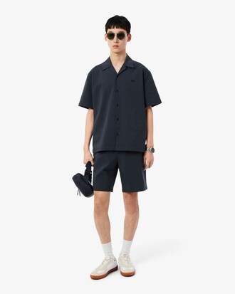 Cotton Seersucker Shorts