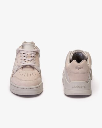 Women&rsquo;s Court Slam Nubuck Leather Trainers
