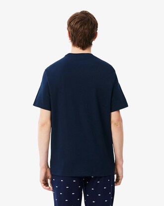 Crocodile Print Cotton Loungewear T-Shirt