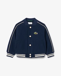 Unisex Felted Wool Effect Badge Accent Jacket