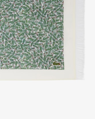 Crocodile Print Cotton Sarong