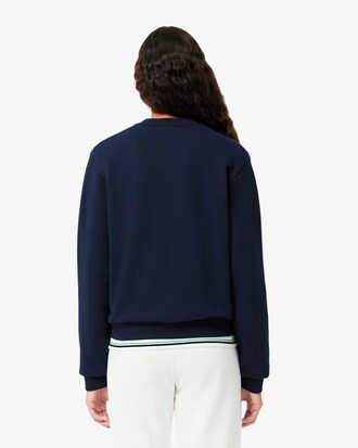 Relaxed Fit Fleece Crew Neck Sweatshirt
