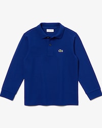 Long Sleeve Petit Piqu&eacute; Polo Shirt